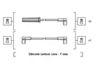 Przewody zapłonowe - zestaw MAGNETI MARELLI 941318111136