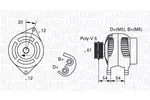 Alternator MAGNETI MARELLI 063321819010
