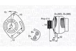 Alternator MAGNETI MARELLI 063377001010