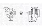 Alternator MAGNETI MARELLI 063377418010