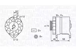 Alternator MAGNETI MARELLI 063321409010
