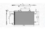 Chłodnica klimatyzacji - skraplacz MAGNETI MARELLI 350203745000