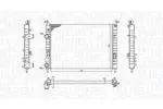 Chłodnica wody MAGNETI MARELLI 350213196300