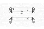 Chłodnica powietrza doładowującego - intercooler MAGNETI MARELLI 351319205570