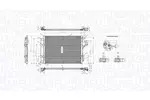 Chłodnica klimatyzacji - skraplacz MAGNETI MARELLI 350203802000