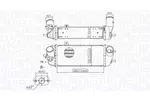 Chłodnica powietrza doładowującego - intercooler MAGNETI MARELLI 351319205700