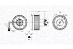 Wentylator wnętrza - dmuchawa MAGNETI MARELLI 069412400010