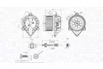 Wentylator wnętrza - dmuchawa MAGNETI MARELLI 069412753010