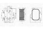 Chłodnica oleju silnikowego MAGNETI MARELLI 350300005700