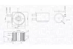 Chłodnica oleju silnikowego MAGNETI MARELLI 350300005800