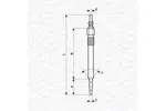Świeca żarowa MAGNETI MARELLI 062900128304
