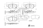 Klocki hamulcowe - komplet FEBI BILSTEIN 183656 (Oś przednia)