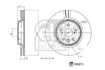 Tarcza hamulcowa FEBI BILSTEIN 198073 (Oś przednia)