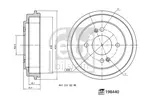 Bęben hamulcowy FEBI BILSTEIN 198440 (Oś tylna strona lewa)