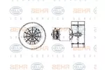 Wentylator wnętrza - dmuchawa BEHR HELLA SERVICE 8EW 009 158-631