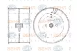 SILNIK WENTYLATORA CHŁODNICY   ## BEHR HELLA SERVICE 8EW 009 160-131