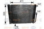 KONDENSER KLIMATYZACJI   ## BEHR HELLA SERVICE 8FC 351 038-041