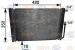 KONDENSER KLIMATYZACJI   ## BEHR HELLA SERVICE 8FC 351 038-071