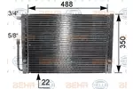 KONDENSER KLIMATYZACJI   ## BEHR HELLA SERVICE 8FC 351 038-111