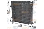 KONDENSER KLIMATYZACJI   ## BEHR HELLA SERVICE 8FC 351 039-061