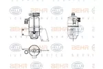 Osuszacz klimatyzacji BEHR HELLA SERVICE 8FT 351 198-171