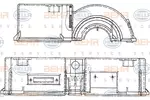 Korpus BEHR HELLA SERVICE 8FZ 351 314-581