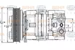 Kompresor klimatyzacji BEHR HELLA SERVICE 8FK 351 334-121
