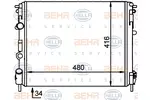 Chłodnica wody BEHR HELLA SERVICE 8MK 376 701-704