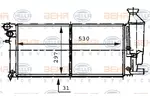 Chłodnica wody BEHR HELLA SERVICE 8MK 376 707-081