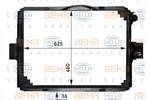 Chłodnica wody BEHR HELLA SERVICE 8MK 376 717-551