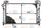 Chłodnica wody BEHR HELLA SERVICE 8MK 376 719-651