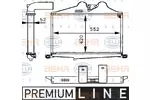 Chłodnica powietrza doładowującego - intercooler BEHR HELLA SERVICE 8ML 376 723-731