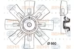Wentylator chłodnicy silnika BEHR HELLA SERVICE 8MV 376 727-061