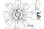 Wentylator chłodnicy silnika BEHR HELLA SERVICE 8MV 376 727-121