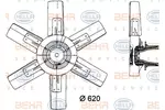 Wentylator chłodnicy silnika BEHR HELLA SERVICE 8MV 376 730-281