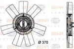 Wentylator chłodnicy silnika BEHR HELLA SERVICE 8MV 376 733-361