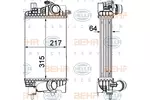 Chłodnica powietrza doładowującego - intercooler BEHR HELLA SERVICE 8ML 376 756-411