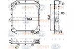 Chłodnica wody BEHR HELLA SERVICE 8MK 376 774-561