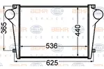 Chłodnica powietrza doładowującego - intercooler BEHR HELLA SERVICE 8ML 376 776-741