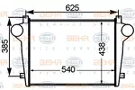 Chłodnica powietrza doładowującego - intercooler BEHR HELLA SERVICE 8ML 376 776-751