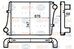 Chłodnica powietrza doładowującego - intercooler BEHR HELLA SERVICE 8ML 376 792-041