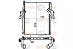 Chłodnica powietrza doładowującego - intercooler BEHR HELLA SERVICE 8ML 376 906-351