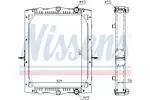 Chłodnica wody NISSENS 61443A