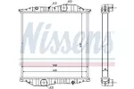 Chłodnica wody NISSENS 625502