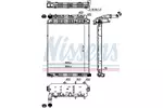 Chłodnica wody NISSENS 62648