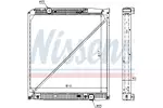 Chłodnica wody NISSENS 62652A