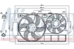 Wentylator chłodnicy silnika NISSENS 85355