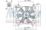 Wentylator chłodnicy silnika NISSENS 85414