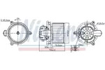 Wentylator wnętrza - dmuchawa NISSENS 87625