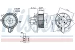 Wentylator wnętrza - dmuchawa NISSENS 87898